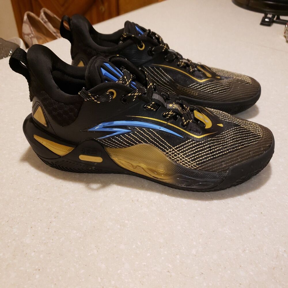 ANTA KAI 1 Speed North Star Anta Black  & Gold  SIZE 8